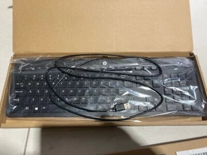 HP Slim USB Numeric Keyboard - Office - Study - Basic - US Layout - Black - Picture 1 of 3