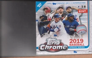 2019 TOPPS CHROME UPDATE FACTORY BASEBALL SEALED MEGA BOX - Picture 1 of 1