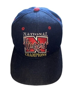 VTG Nebraska Cornhuskers Hat Cap ‘94 ‘95 National Champions Wool Blend Sz 7 3/8 - Image 1 of 4