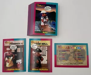 1992 Collect-A-Card - Norfin Trolls Trading Card -Base - Complete Set - Picture 1 of 2