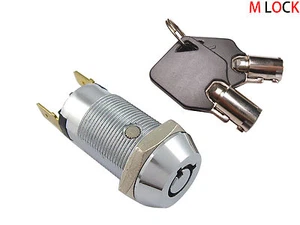 35 Stück Elektronischer Schlüsselschalter Schloss Aus/Ein Schloss Schalter Rohrschlüssel A 2304-2 - Bild 1 von 2