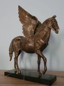 DAVID HOVHANNISYAN PEGASUS BRONZE MARMOR SKULPTUR - Bild 1 von 7
