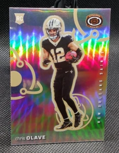 2022 Chronicles Dynagon Silver Refractor - Chris Olave RC #D-7 Saints - Picture 1 of 2