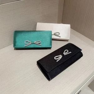 Sequins Clutch Bag Silver Chain Bags Fashion Purse Women Ladies - Picture 1 of 15