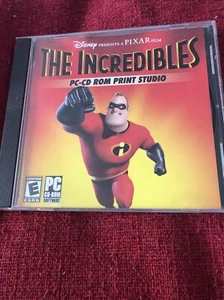 Disneys The Incredibles PC-CD ROM Print Studio PC 2005 Disney Interactive TESTED - Picture 1 of 4