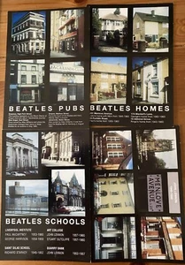 BEATLES SET MIT VIER KNEIPEN, SCHULEN, HÄUSER ETC POSTKARTEN - Bild 1 von 1