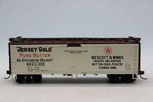 HO Scale Model Power "Jersey Gold" Westcott & Winks Refrigerator Car WWDX 1055