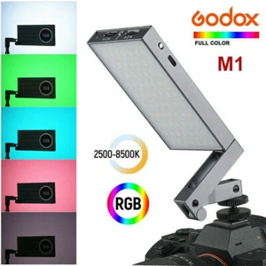 Godox M1 RGB Fill Light LED Video Light Full Color Camera Light 2500-8500K pe66 - Picture 1 of 14