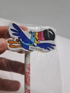 Vintage Toucan Sam Fruit Loops Marshmallow Blasted Pencil, Employee Gift - Picture 1 of 6
