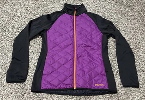 Marmot Full Zip Jacket Women's Medium Zip Pockets Soft Shell Purple - Picture 1 of 19