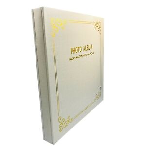 Large Self Adhesive Photo Album Hold Various Sized Picture Up to A4 WHITE XMAS