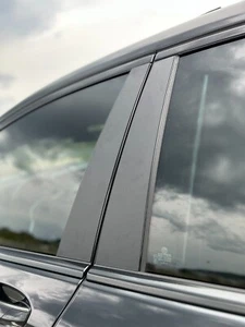 Postes de pilar NEGRO MATE texturizados 6 piezas borde de puerta para Jeep Cherokee 2014-2022 - Imagen 1 de 9