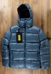 MONCLER Genius 5 x C. Green Ramis blue hooded padded down puffer jacket 4 XL NWT - Picture 1 of 17