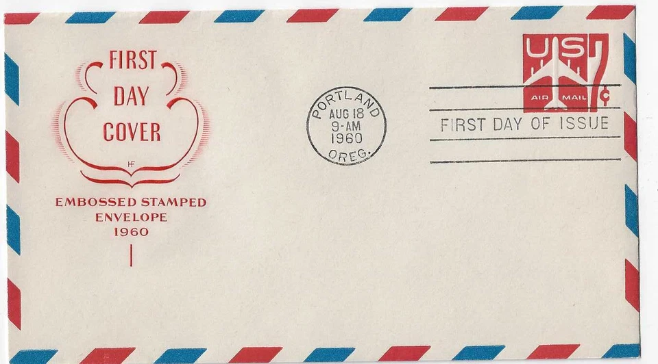 House of Farnam # UC26 1958 Jet AirMail envelope - Image 1 of 1