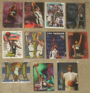 119 ALL DIFFERENT Tim Duncan Card Lot NO DUPES 1997-2014 11xRCs Inserts Premiums - Picture 1 of 4
