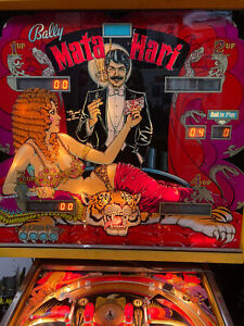 1978 Bally Mata Hari Pinball Machine - Bargain Basement Pricing - Must See!