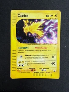 Pokemon Zapdos H32/H32 Aquapolis Rare Holo Unlimited Wizards ENG Vintage Card - Picture 1 of 10