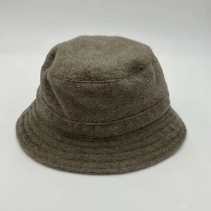 NWT Old Navy Bucket Hat - New Soft Gray Wool Medium Large Cap - Mens M/L - Picture 1 of 9