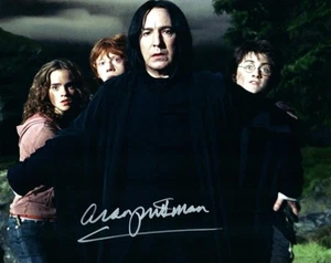 Alan Rickman signed 8x10 Foto Autogramm Bild Pic und COA - Bild 1 von 1