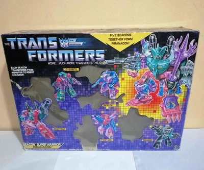 Transformers G1 1988 Seacon giftset Piranacon Outer box Takara - Image 1 of 4