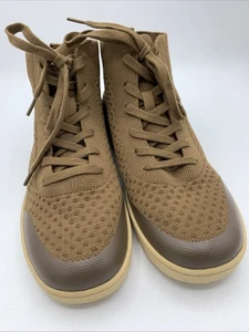 Suavs The Legacy Shoes Mens Size 8 Womens 10 Timber Brown Knit High Top Sneakers - Imagen 1 de 15