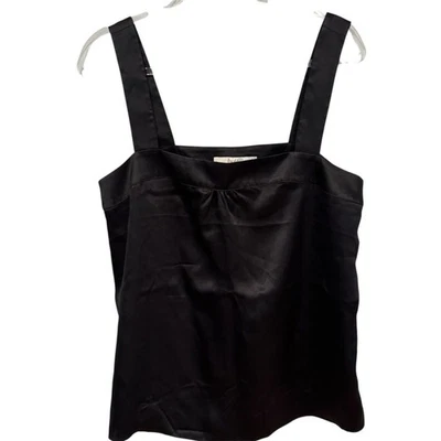 Camiseta sin mangas Boden 100 % seda cuello cuadrado correa ancha talla 10 Foto 1 de 4