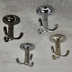 Gancho giratorio gancho de base armario gancho de aluminio gancho de techo gancho triple giratorio - Imagen 1 de 8