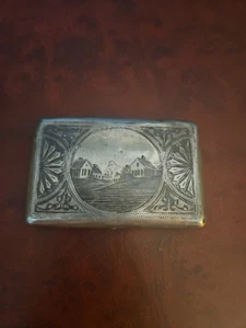Antikes Sterling Silber Zigarettenetui Sapiro - Bild 1 von 11