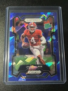 Jalen Milroe - Prizm Draft Picks 2024 - Seahawks - Rated Prospect - Blue - /99 - Bild 1 von 4
