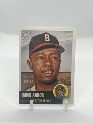 1999 Topps Gallery Heritage Hank Aaron #TH1 Boston Braves - Image 1 of 2