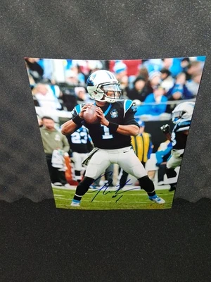 Cam Newton Carolina Panthers Signed Autographed 8x10 Photo COA - Image 1 of 2
