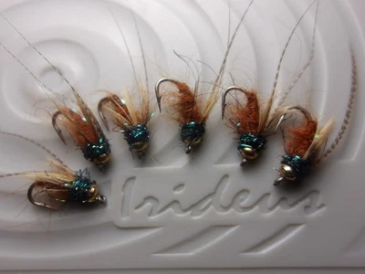Irideus Caddis GPS Cini Custom Fly Feather River trout fish steelhead flies