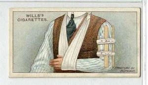 (Jd291-100) Will's, First Aid , Fracture , 1913, #14 - Bild 1 von 2