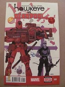 Hawkeye vs Deadpool #1 Marvel Comics serie 2014 primera impresión 9,4 casi como nuevo - Imagen 1 de 3