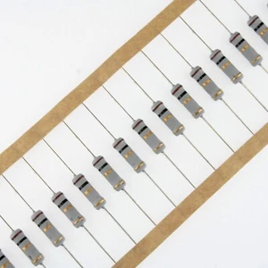 Metal Oxide Resistor 3W 5%, 1R  (1 Ω) to 1M (1 MΩ) Pack of 5 - Picture 1 of 2