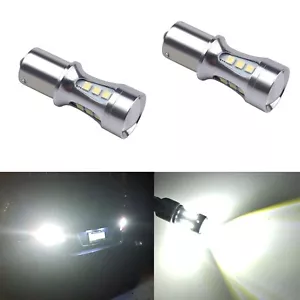 2X 80W White LED Reverse Light Bulbs for Ford Falcon BA BF AU XR6 XR8 - Picture 1 of 7
