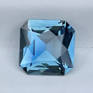 Natürlicher blauer Saphir 1,37 Karat Asscher geschnitten loser Edelstein - Bild 1 von 7