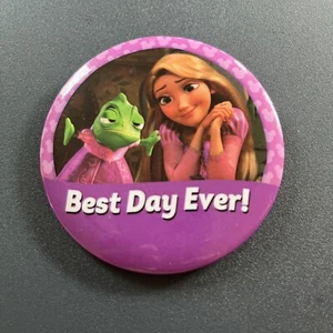 Best Day Ever Rapunzel Tangled Disney Pin Button 3" - 2010 - NOS - #5 - Bild 1 von 3