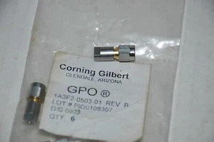 Corning Gilbert GPPO F to SMA M Test Adapter New (RBX.2) - Picture 1 of 1