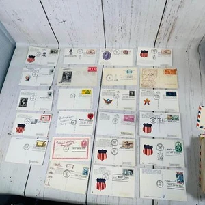 Lotto di 119 cartoline e buste con timbro postale anni '40 - '70 vedi foto - Foto 1 di 8