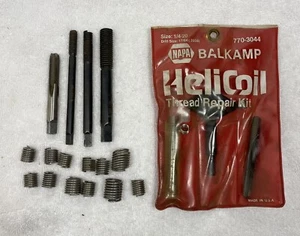 Napa Balkamp HeliCoil 770-3044 1/4-20 Inch Thread Insert Repair Kit Drill Tap - Picture 1 of 5