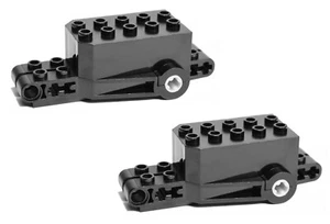 š LEGO 2x Technic Black Pull-Back Friction Motor Medium Powerful š - Picture 1 of 3