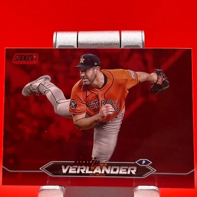 2024 Topps Stadium Club - Red Foil #178 Justin Verlander - Image 1 of 2