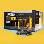 1 24 Diorama Car Garage Model Display Scenery Model For Sand Table Office