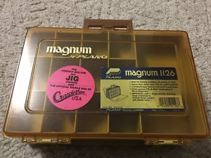 VINTAGE MAGNUM di PLANO Organizer scatola portatili da pesca su due lati 1126 - Foto 1 di 9