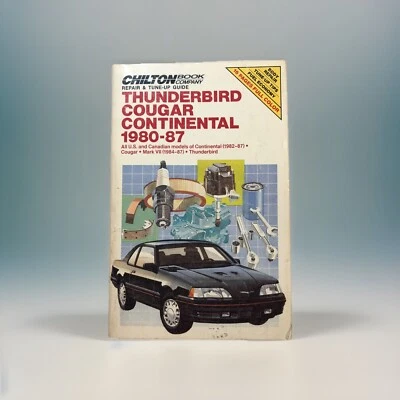 Ford Thunderbird Cougar 1980-1987 магазин сервис ремонт руководство двигателя кузов - Изображение 1 из 4