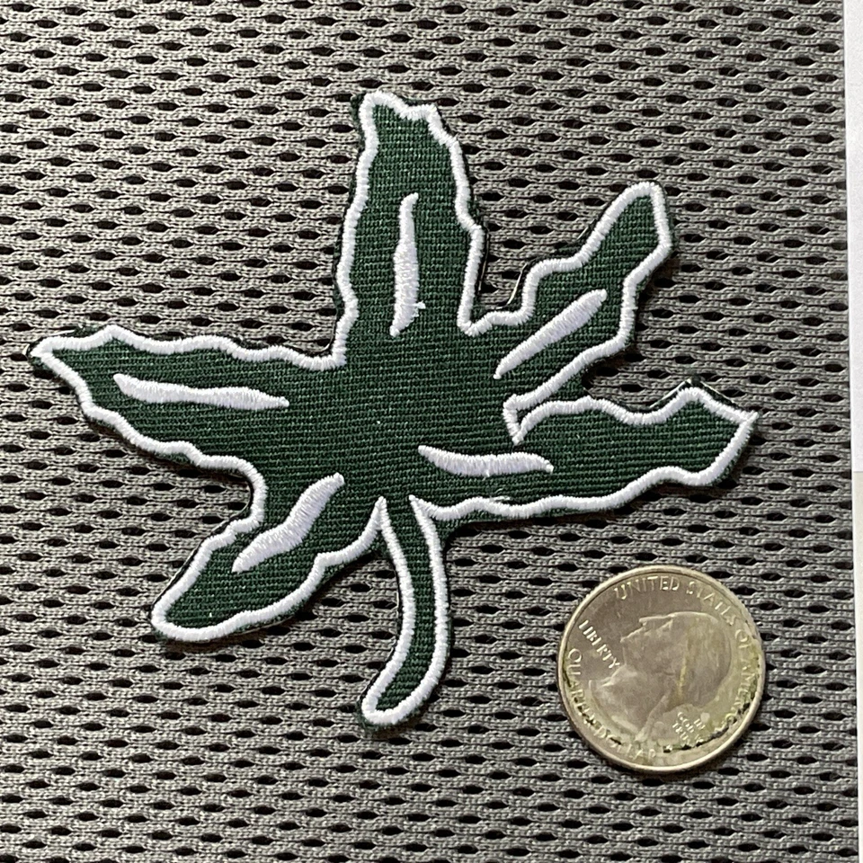 OSU The Ohio State Vintage Bordado Hierro Sobre Parche Lote 3" x 3" Color Verde Foto 1 de 1