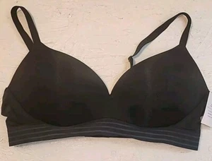 Auden Black Wire Free Plunge Coverage Push Up Bra Size 40D NWT. - Picture 1 of 3