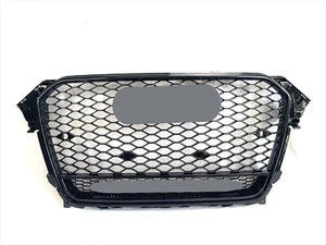 Parachoques delantero malla negra parrilla para Audi A4 B8.5 RS4 S4 2013-2016 - Imagen 1 de 5