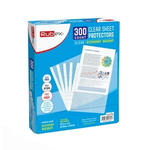 300 Sheet Protectors, Holds 8.5 x 11 inch Sheets - Picture 1 of 7